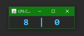 GitHub - Marcelektro/CPS_Counter: A simple CPS Counter made in Swing